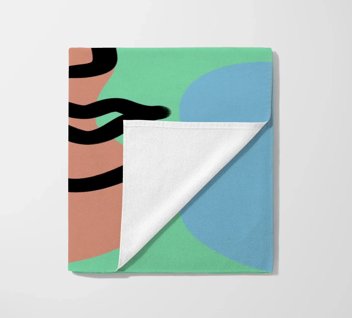 Vivid Fluidity strandhanddoek van Mike Leymi