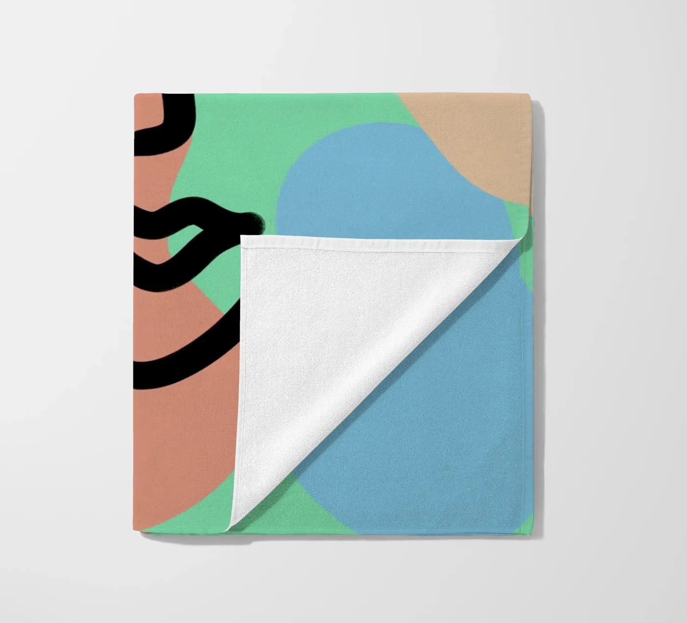 Vivid Fluidity strandhanddoek van Mike Leymi