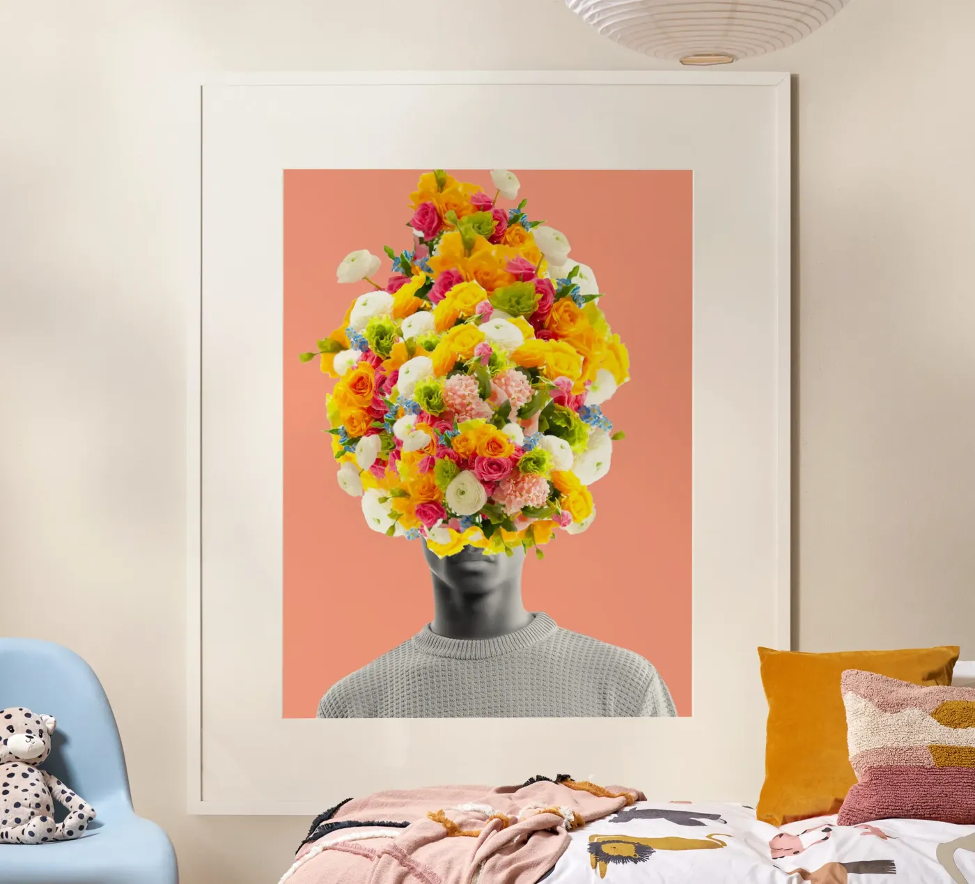 Blooming Afro Art poster da Mathudace Créas