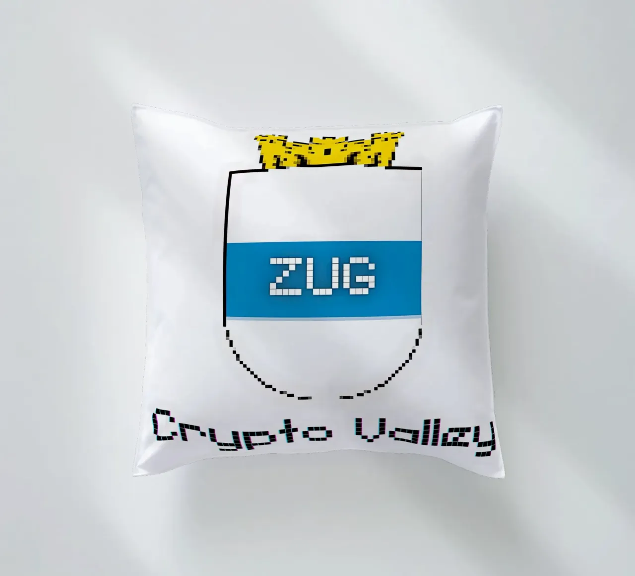 Crypto Valley_Zug I cuscino da Crypto_Jungle