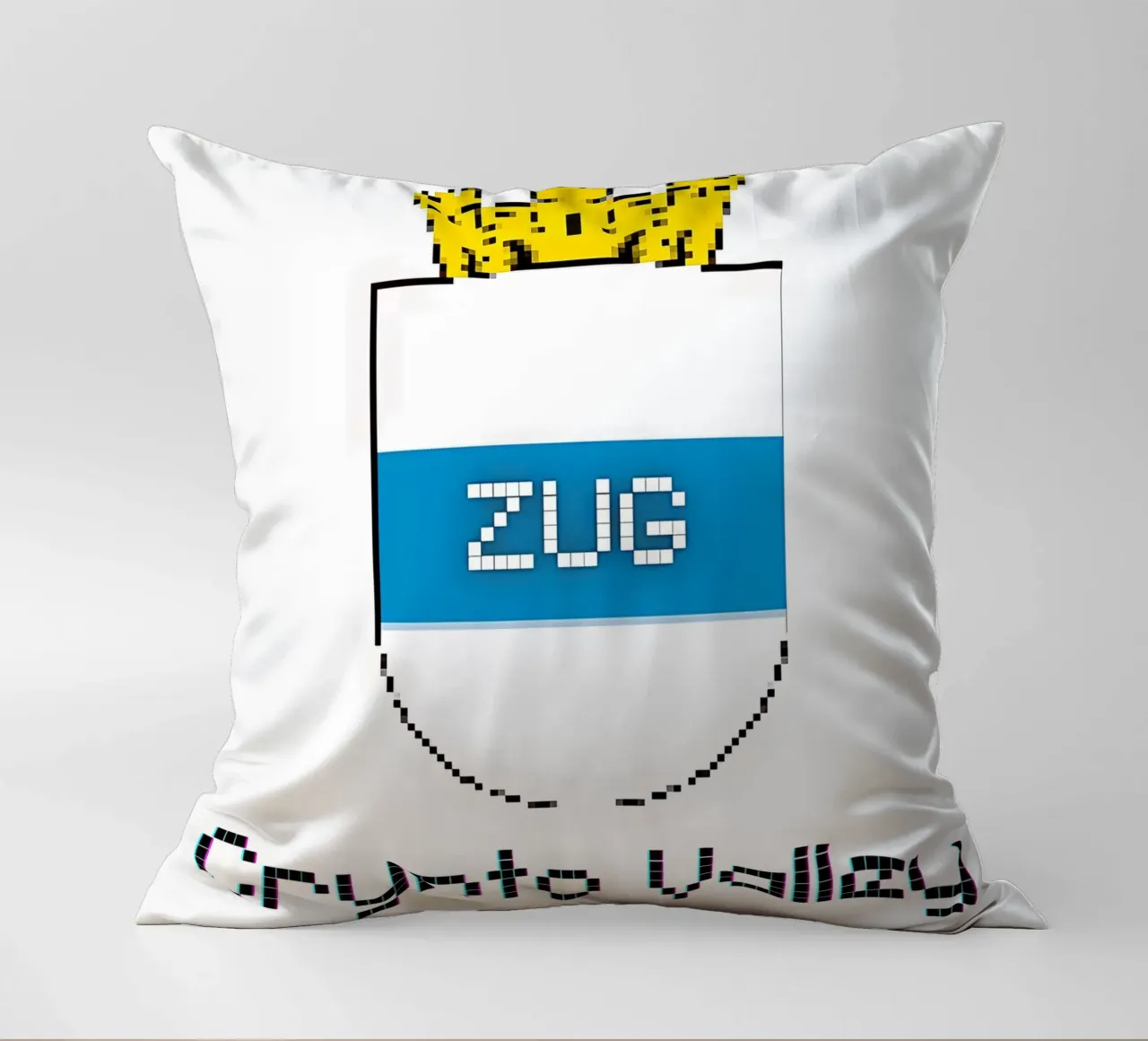 Crypto Valley_Zug I cuscino da Crypto_Jungle