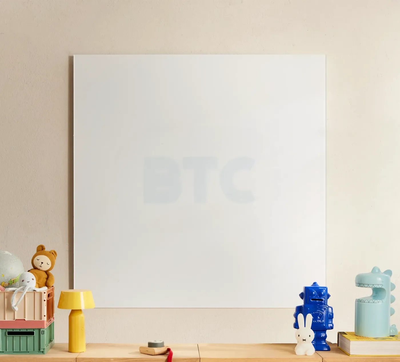 BTC_Blue plexiglas de Crypto_Jungle