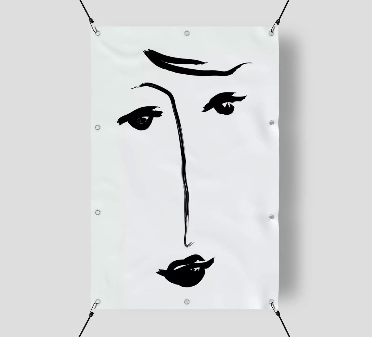 Why The Long Face telo in pvc da Honeymoon Hotel