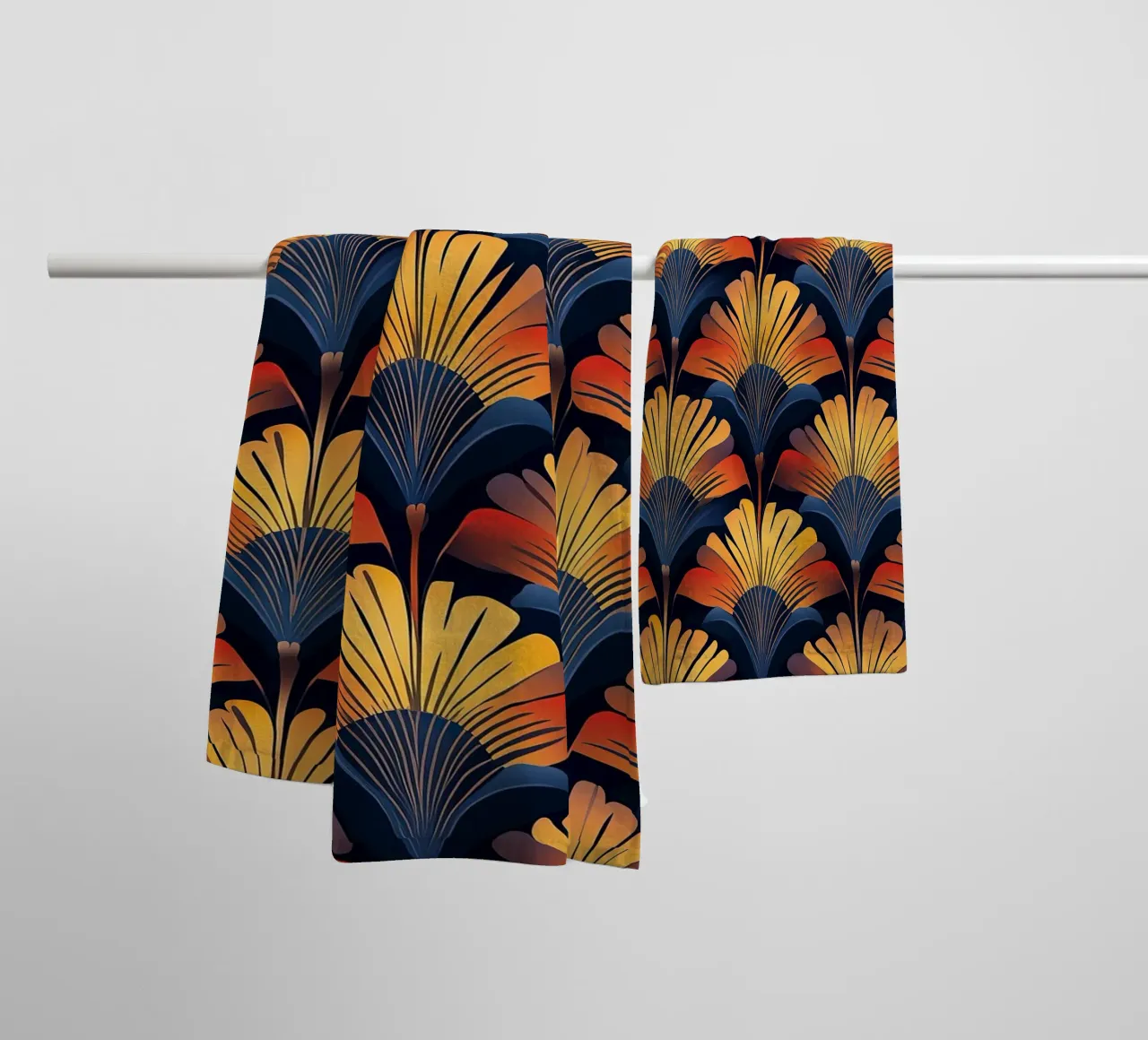 Art Deco asciugamano da bagno da Nikis Art Studio