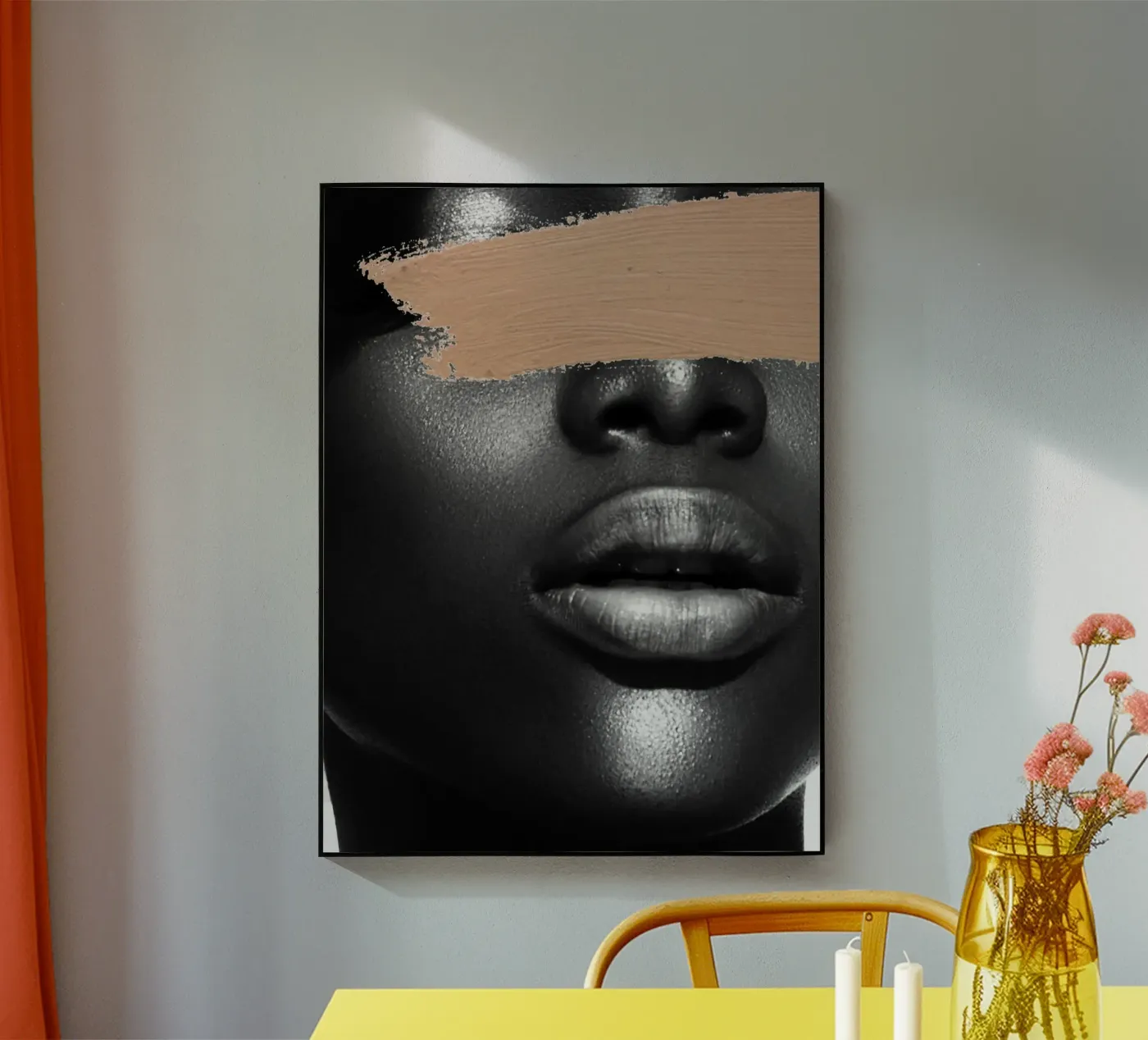 Afro Glow acryl van Mathudace Créas