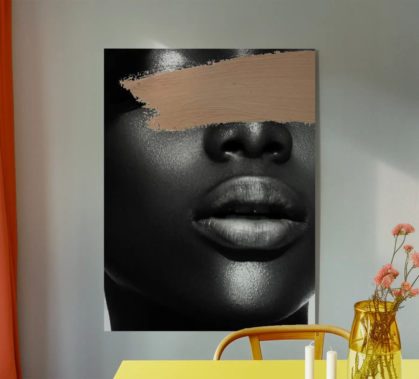 Afro Glow Acryl-Glas von Mathudace Créas