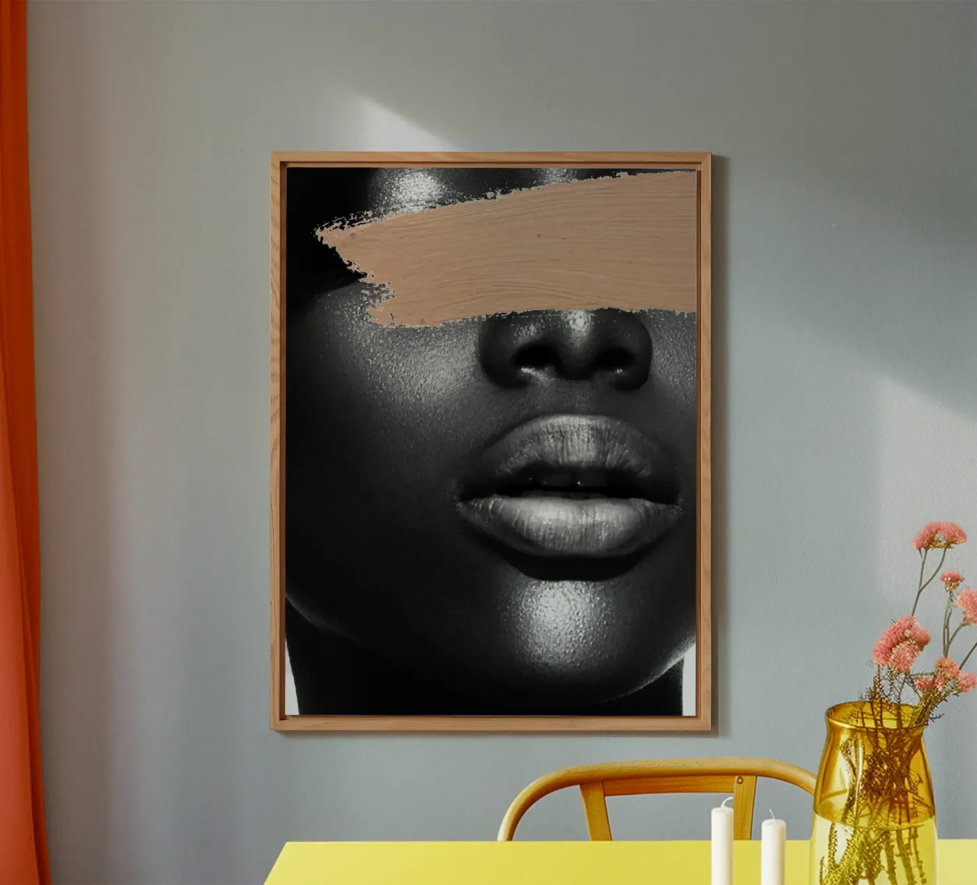 Afro Glow alluminio dibond da Mathudace Créas