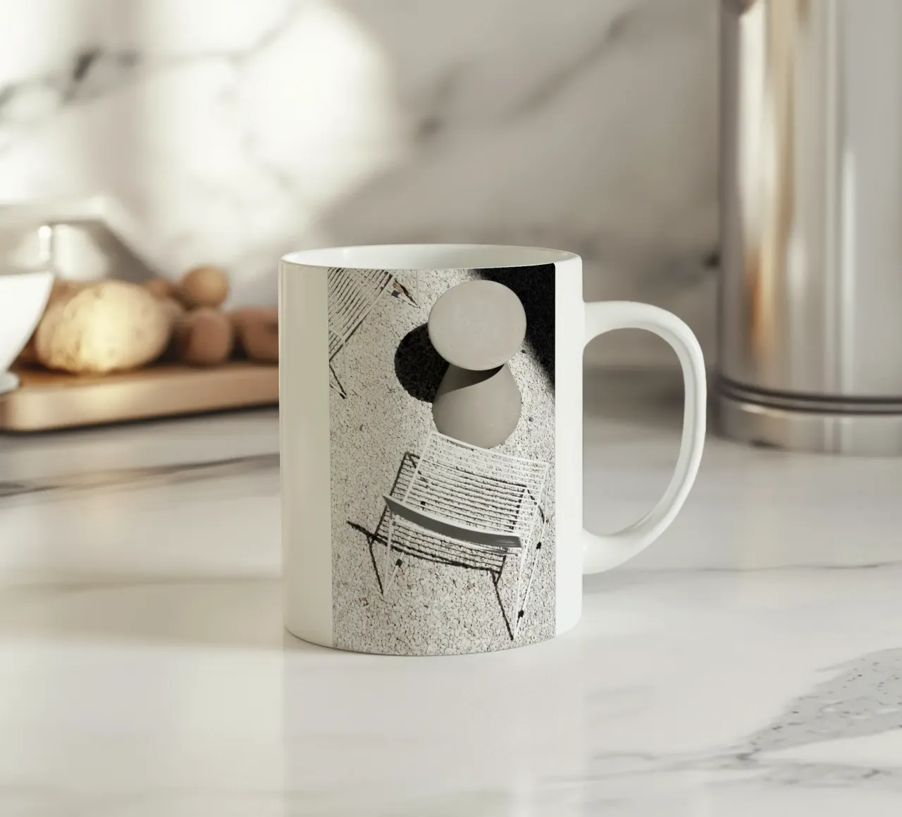 A Calm Place #2 ceramic mug by rafael campezato