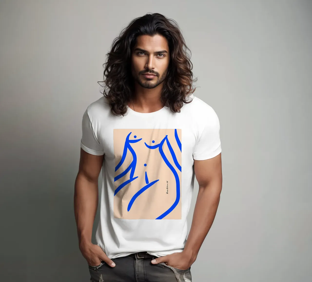 Abstract Vibrance t-shirt da Mike Leymi