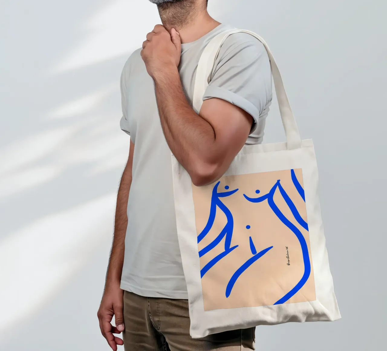 Abstract Vibrance tote bag by Mike Leymi
