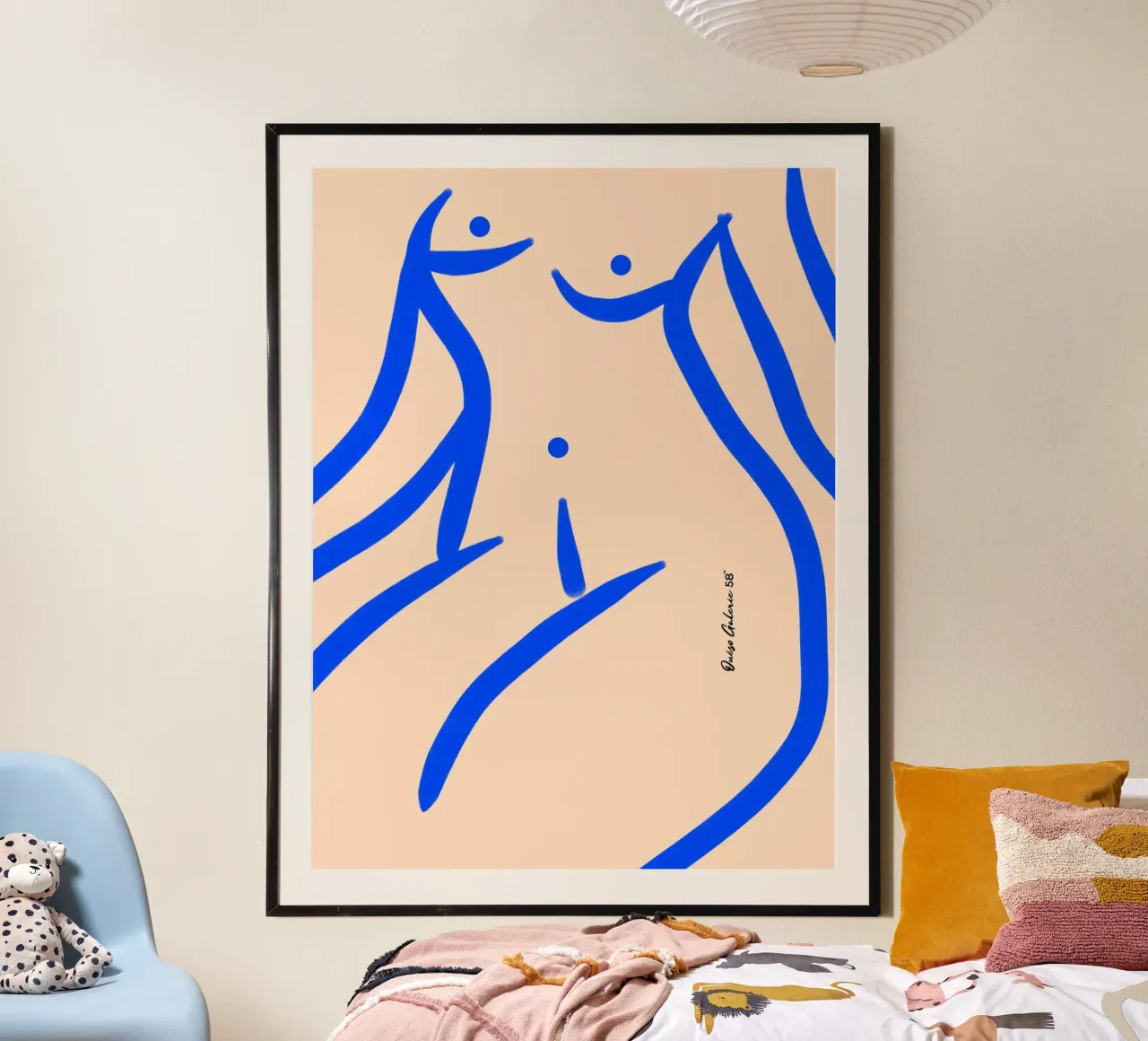 Abstract Vibrance poster da Mike Leymi