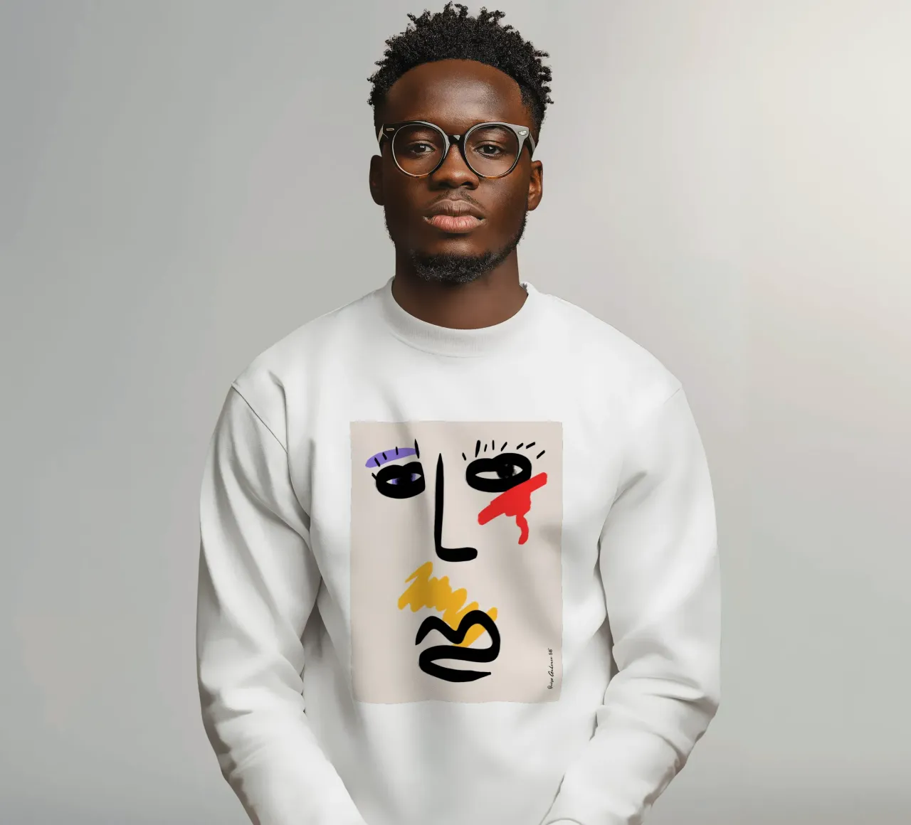 Forms in Flux sweatshirt van Mike Leymi