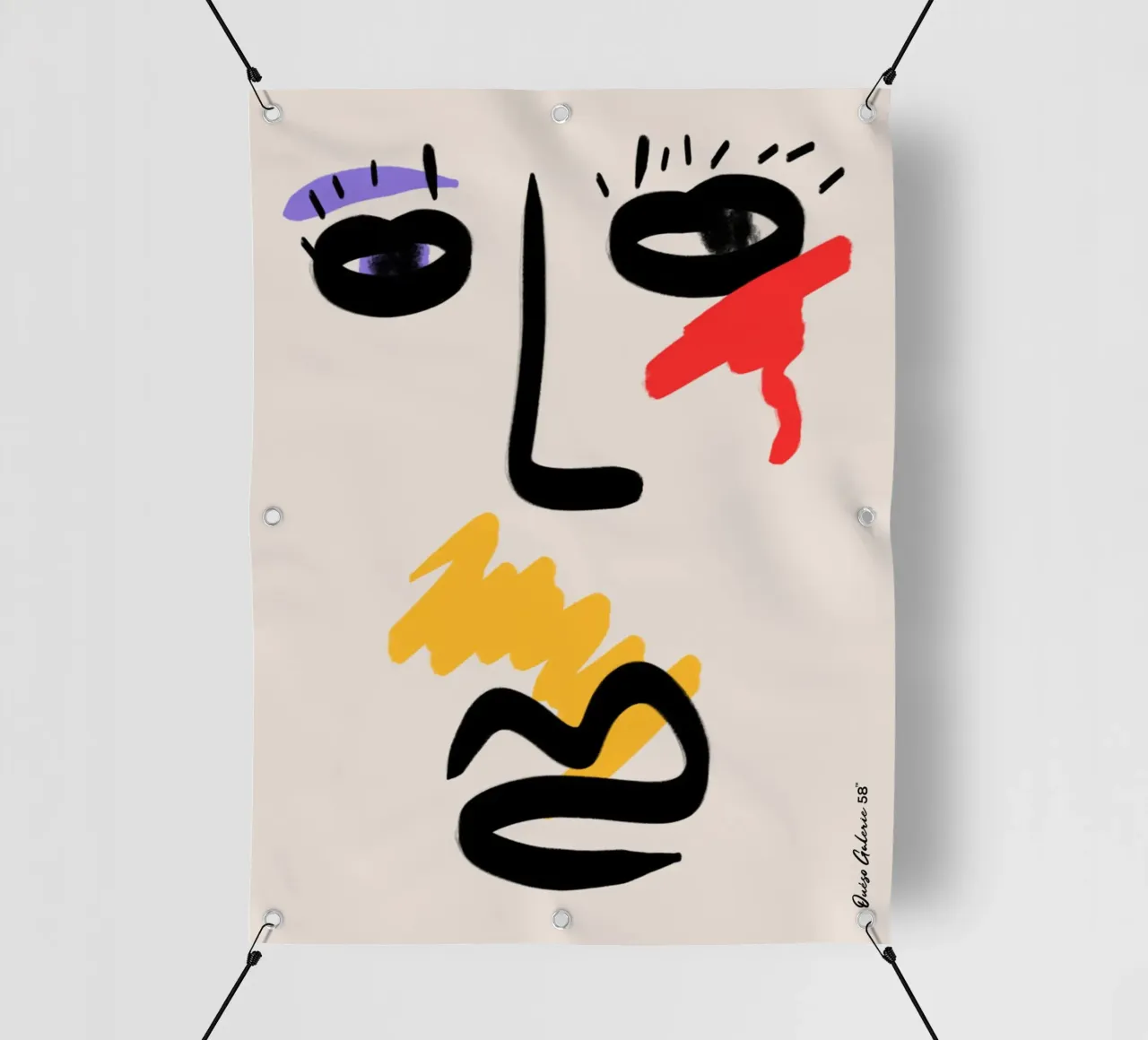 Forms in Flux telo in pvc da Mike Leymi