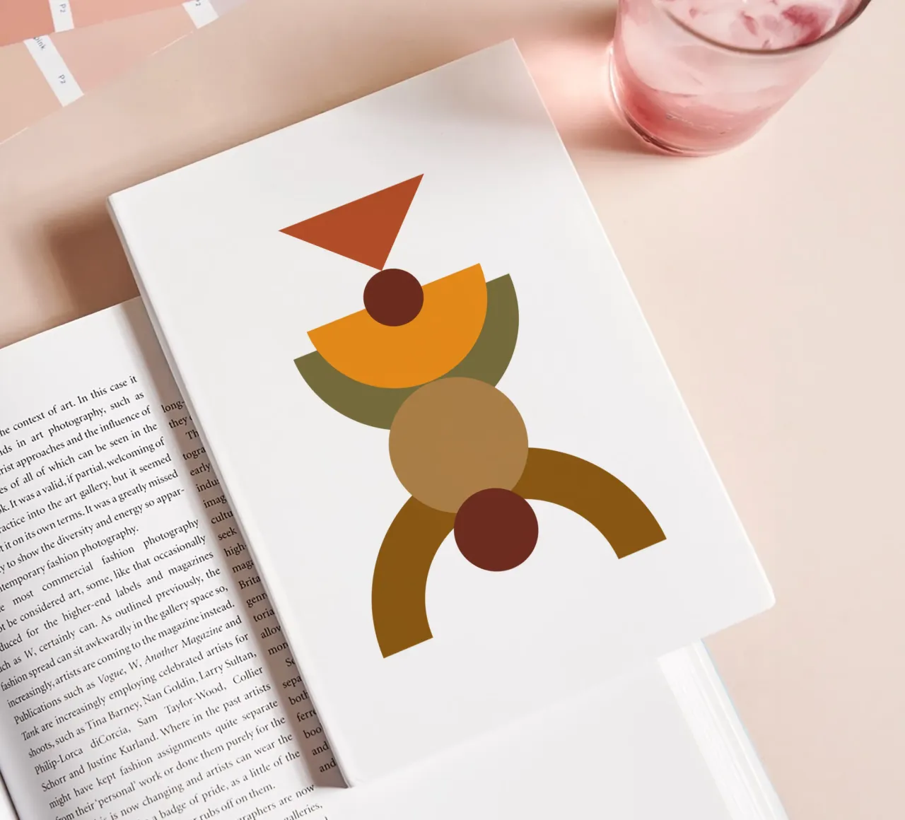 Boho Minimalist Modern Simple notebook by YSV MINIMALIST