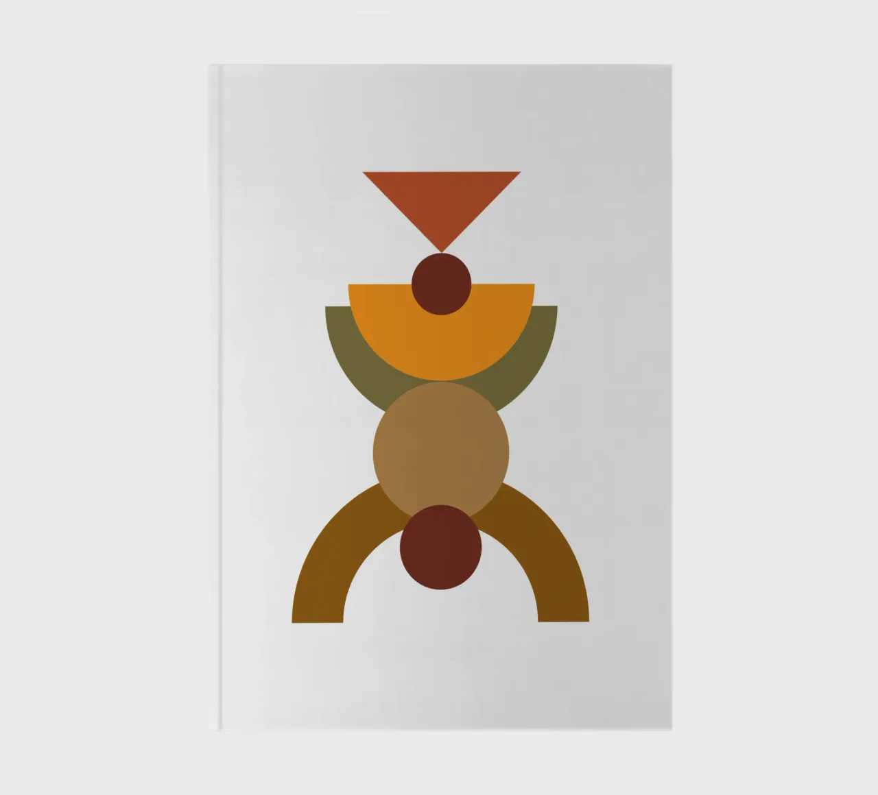 Boho Minimalist Modern Simple notebook by YSV MINIMALIST