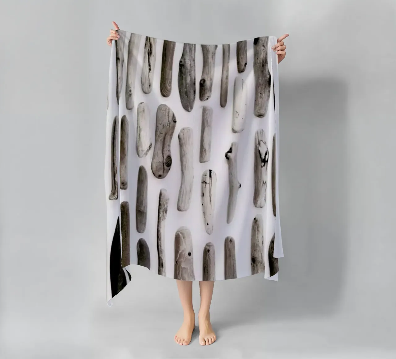 Driftwood beach towel by Miles of Light
