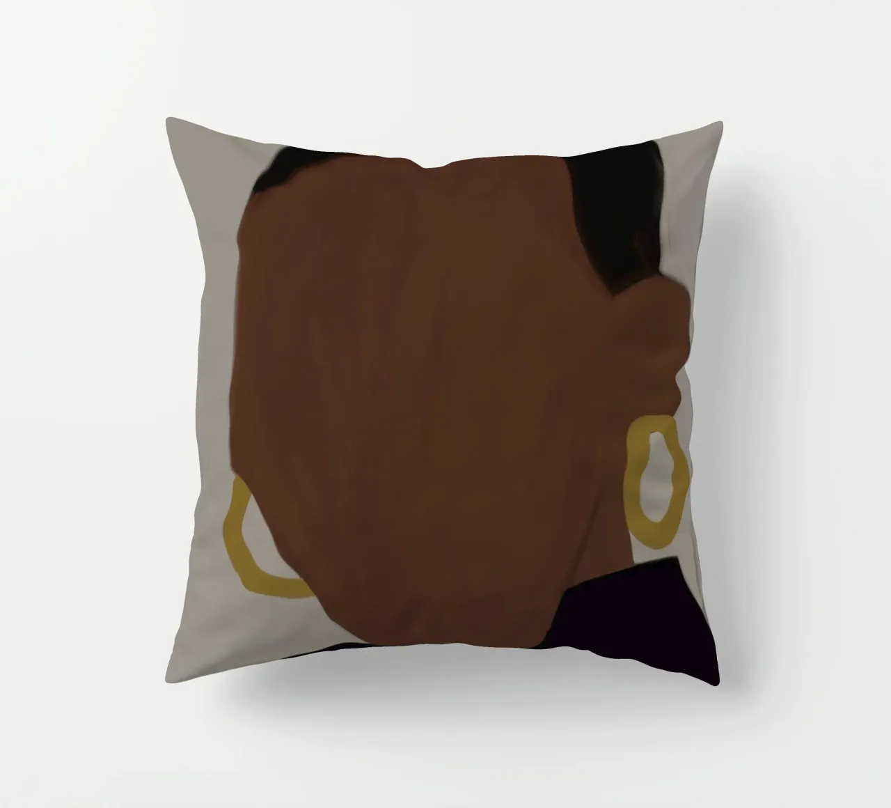 Afro Muse cuscino da Mathudace Créas
