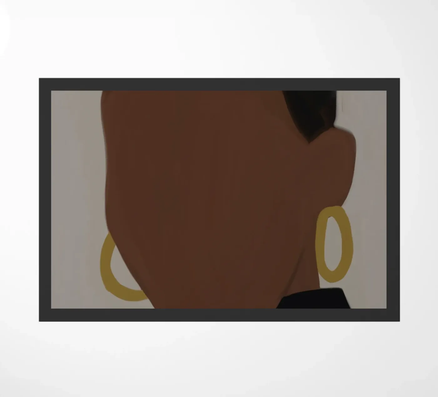 Afro Muse doormat by Mathudace Créas