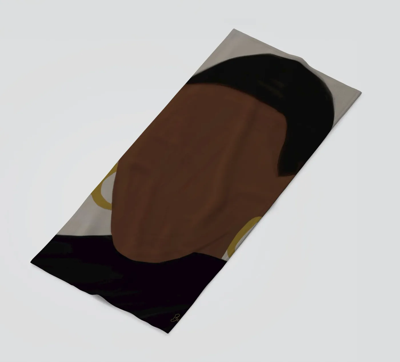 Afro Muse Strandtuch von Mathudace Créas