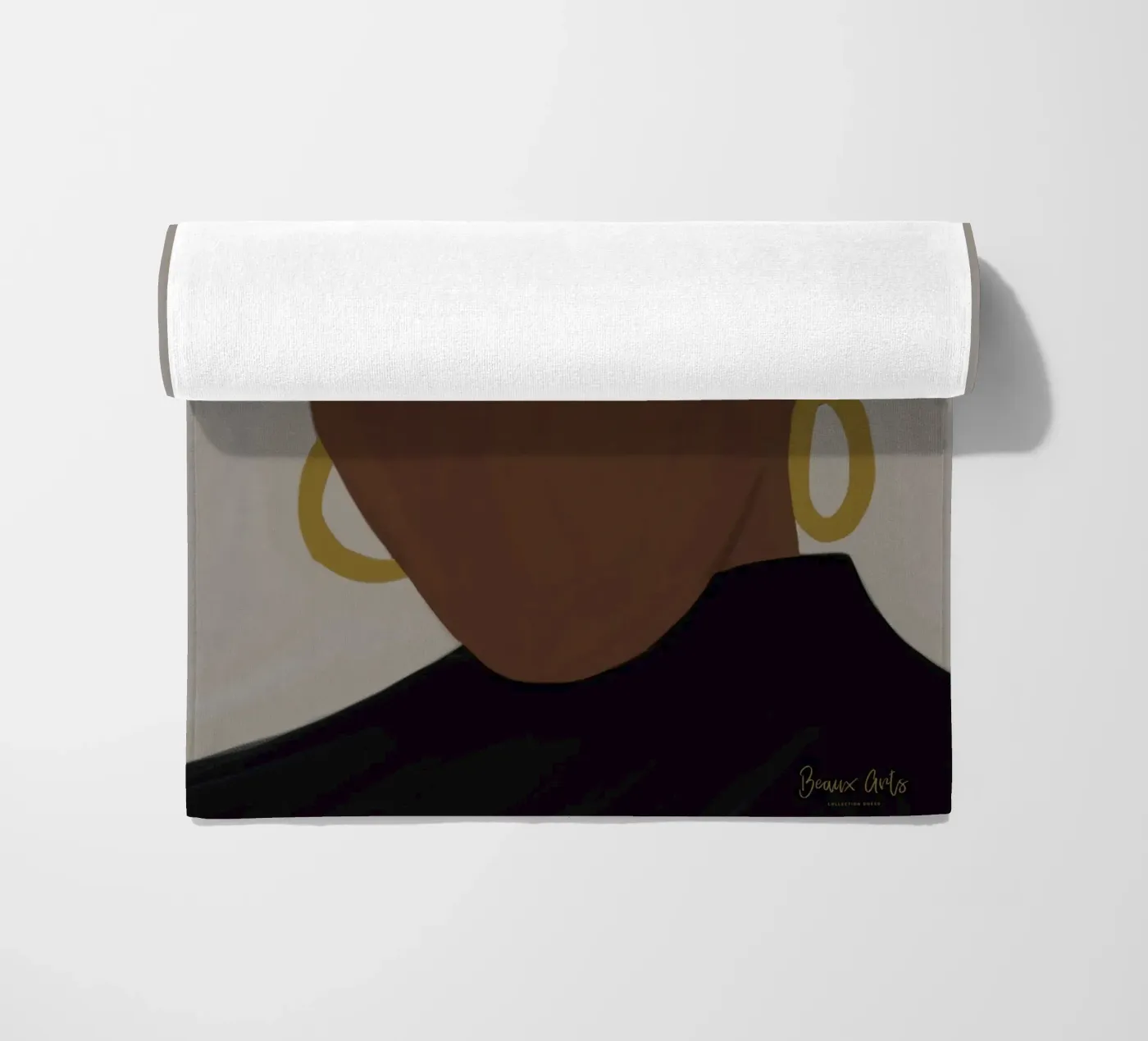 Afro Muse Strandtuch von Mathudace Créas