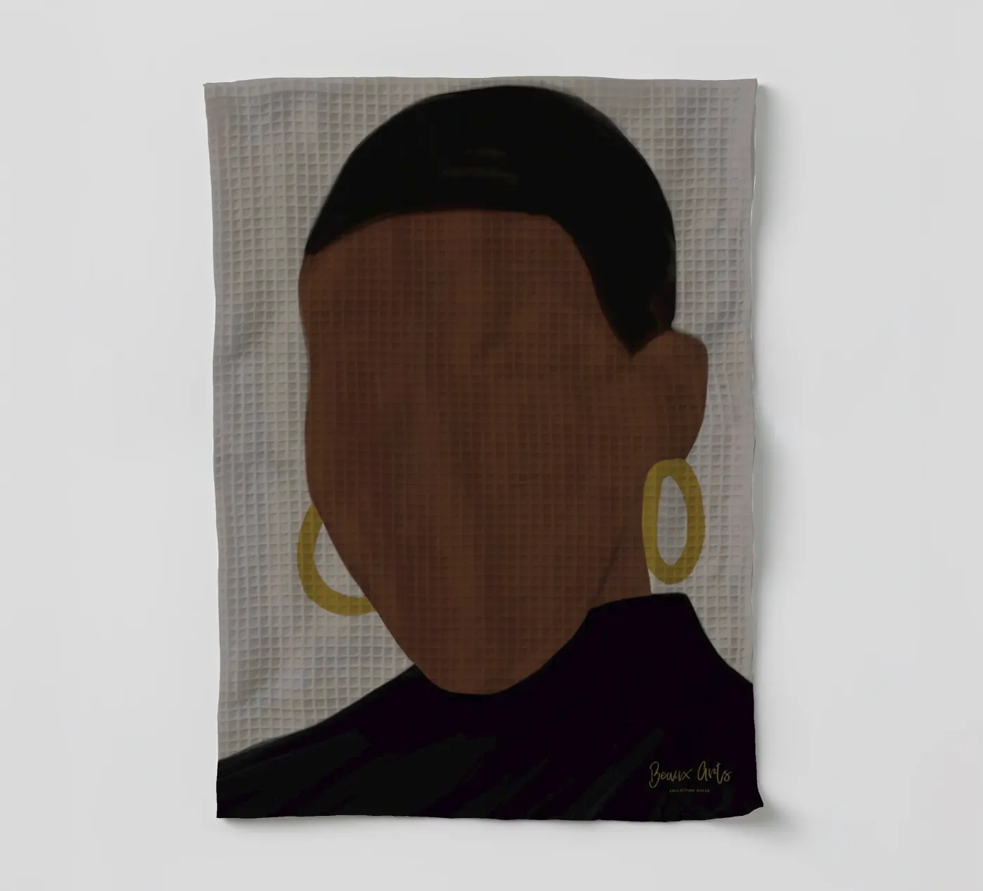 Afro Muse Geschirrtuch von Mathudace Créas