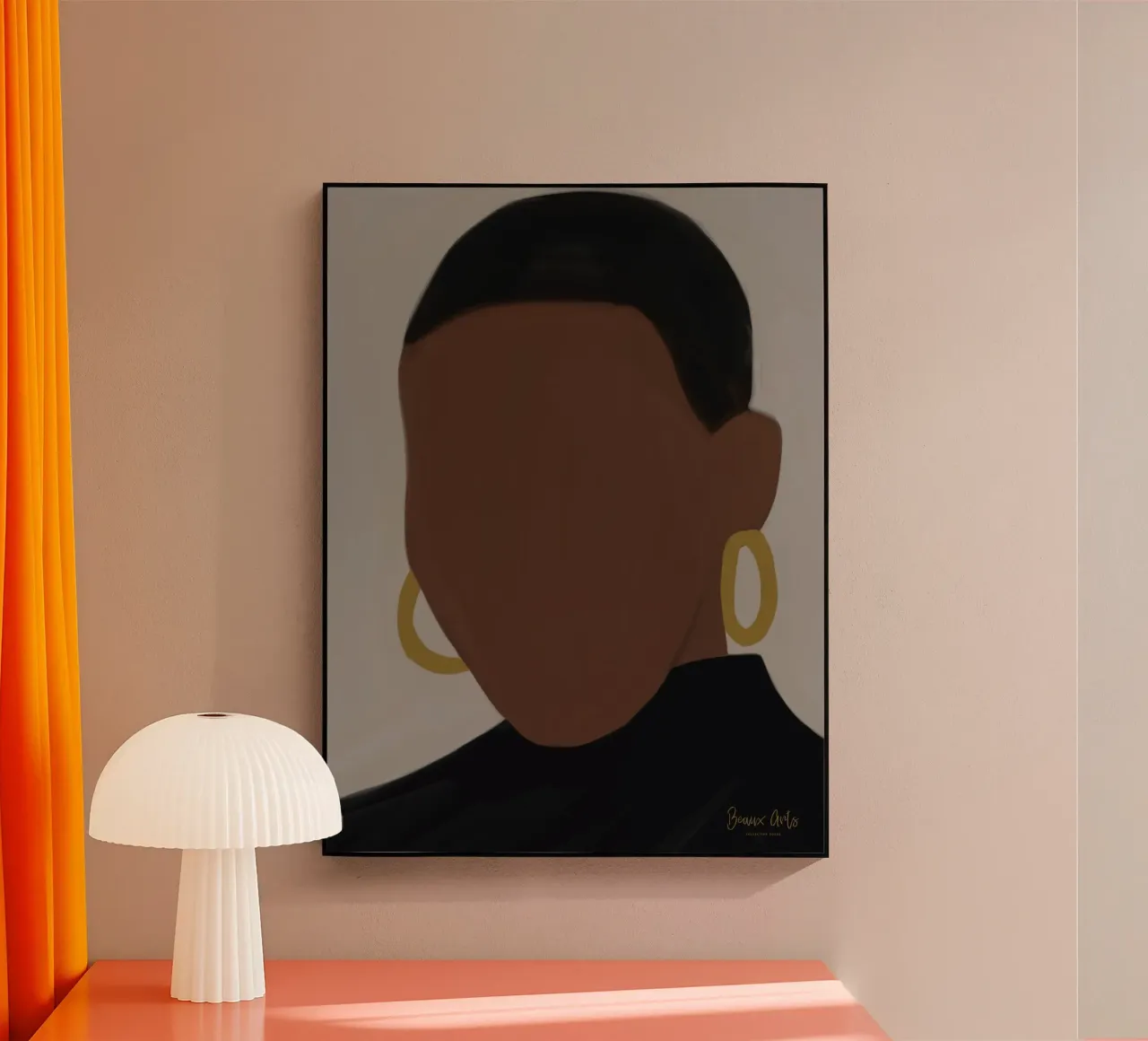 Afro Muse plexiglass da Mathudace Créas