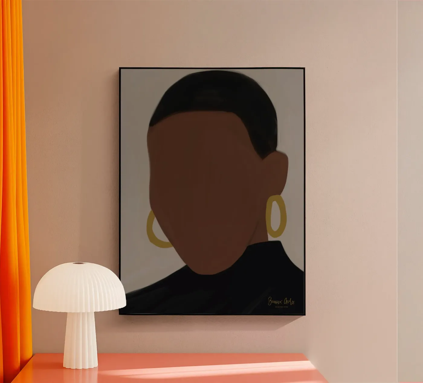 Afro Muse plexiglas de Mathudace Créas