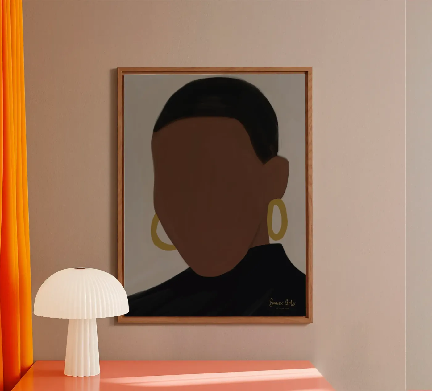 Afro Muse pannello forex da Mathudace Créas