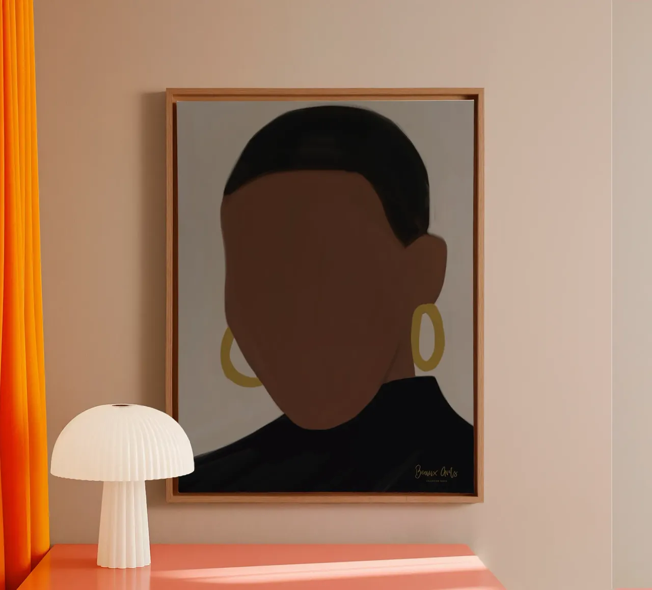 Afro Muse tela da Mathudace Créas