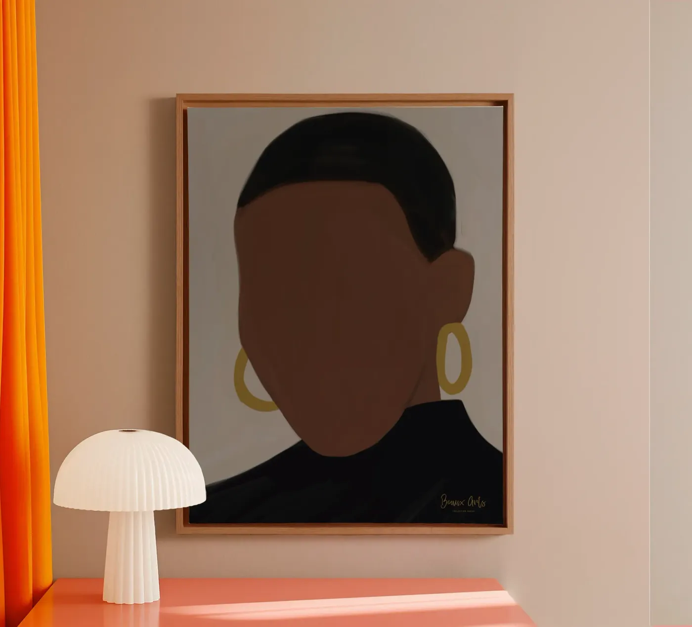 Afro Muse canvas by Mathudace Créas