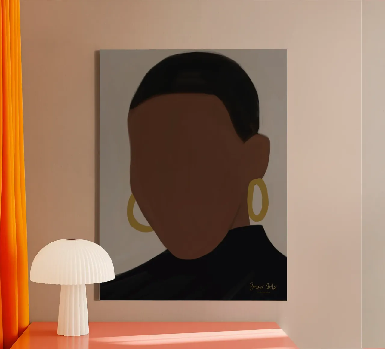 Afro Muse tela da Mathudace Créas