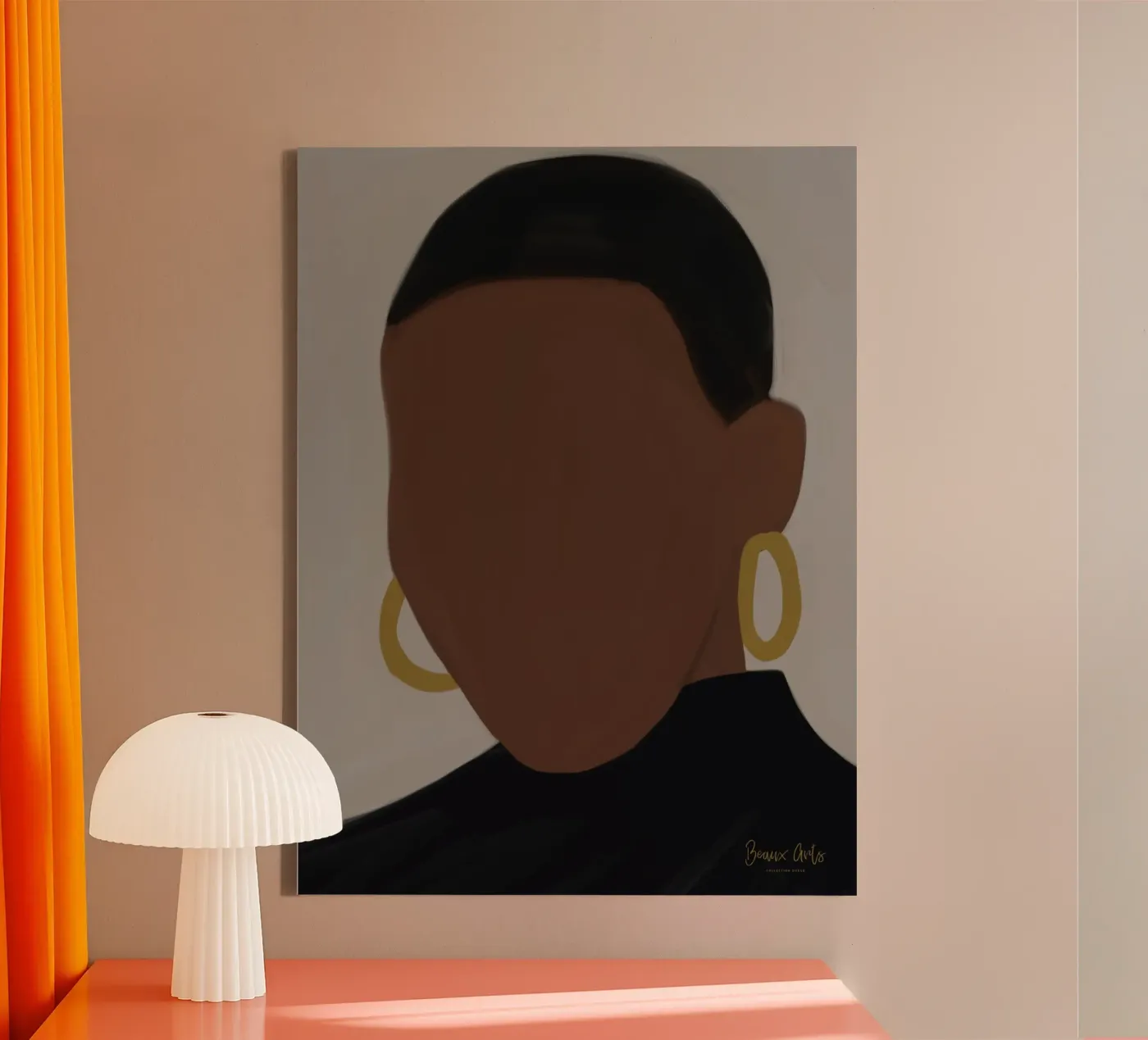 Afro Muse canvas by Mathudace Créas