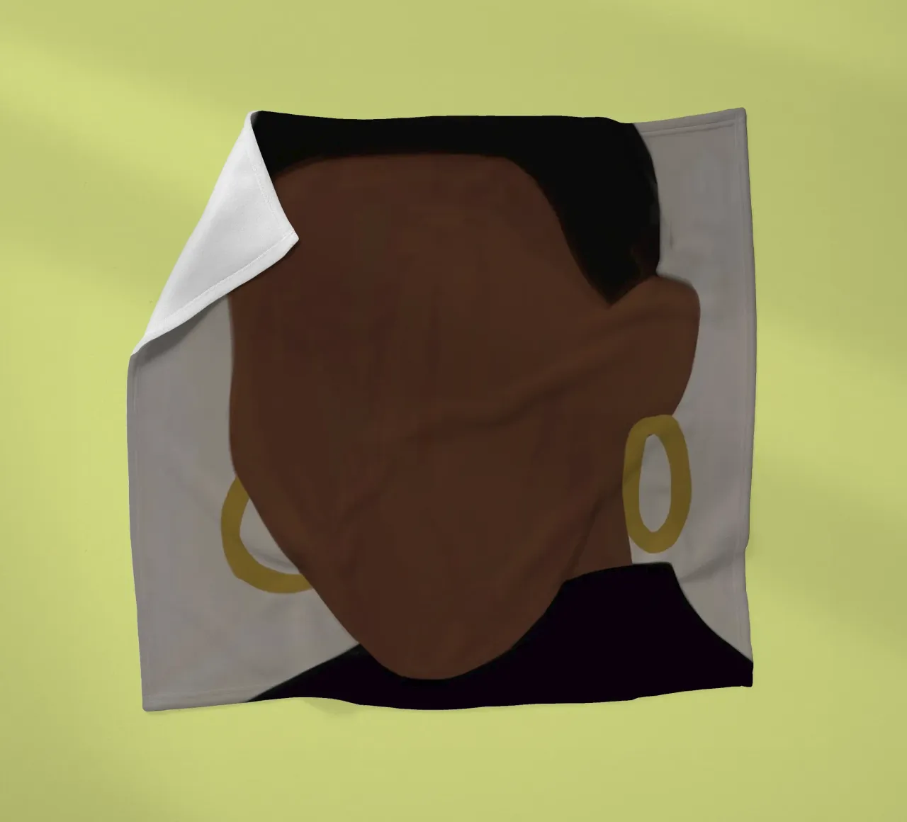 Afro Muse Fleecedecke von Mathudace Créas