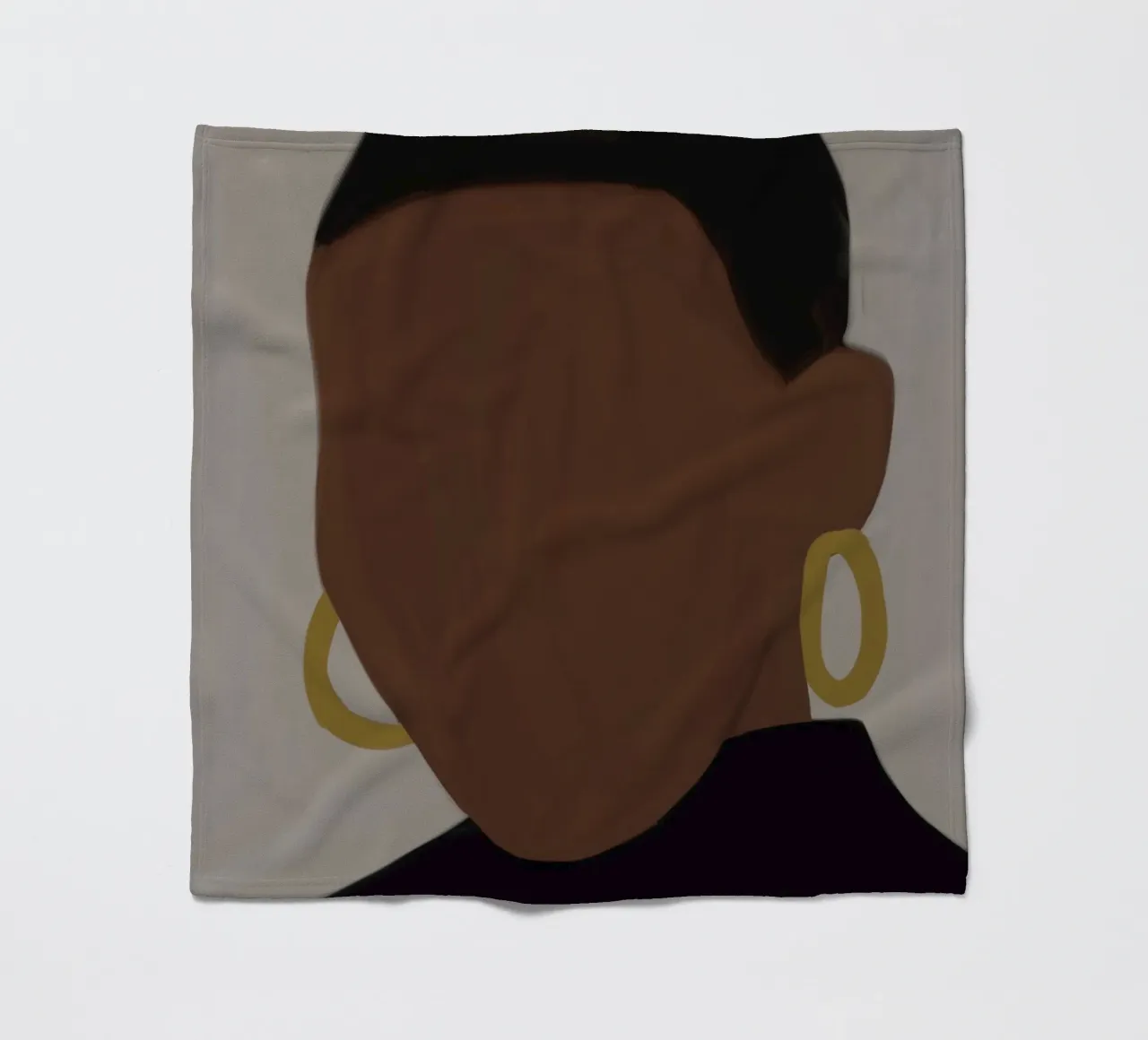 Afro Muse Fleecedecke von Mathudace Créas