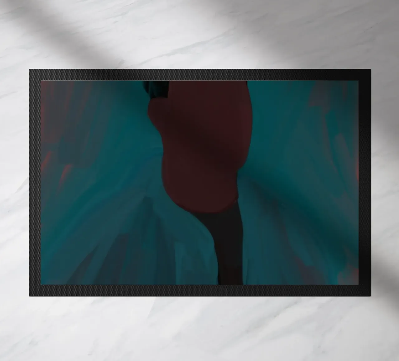 Afro abstract deurmat van Mathudace Créas