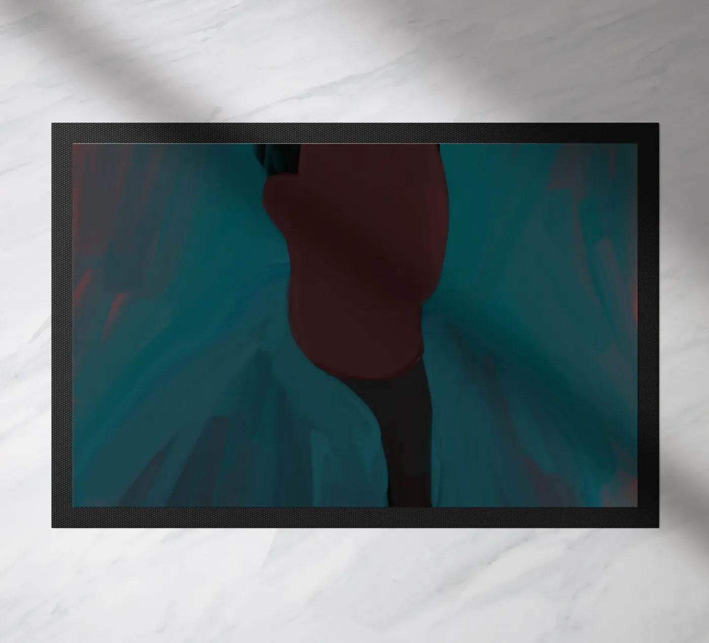 Afro abstract doormat by Mathudace Créas