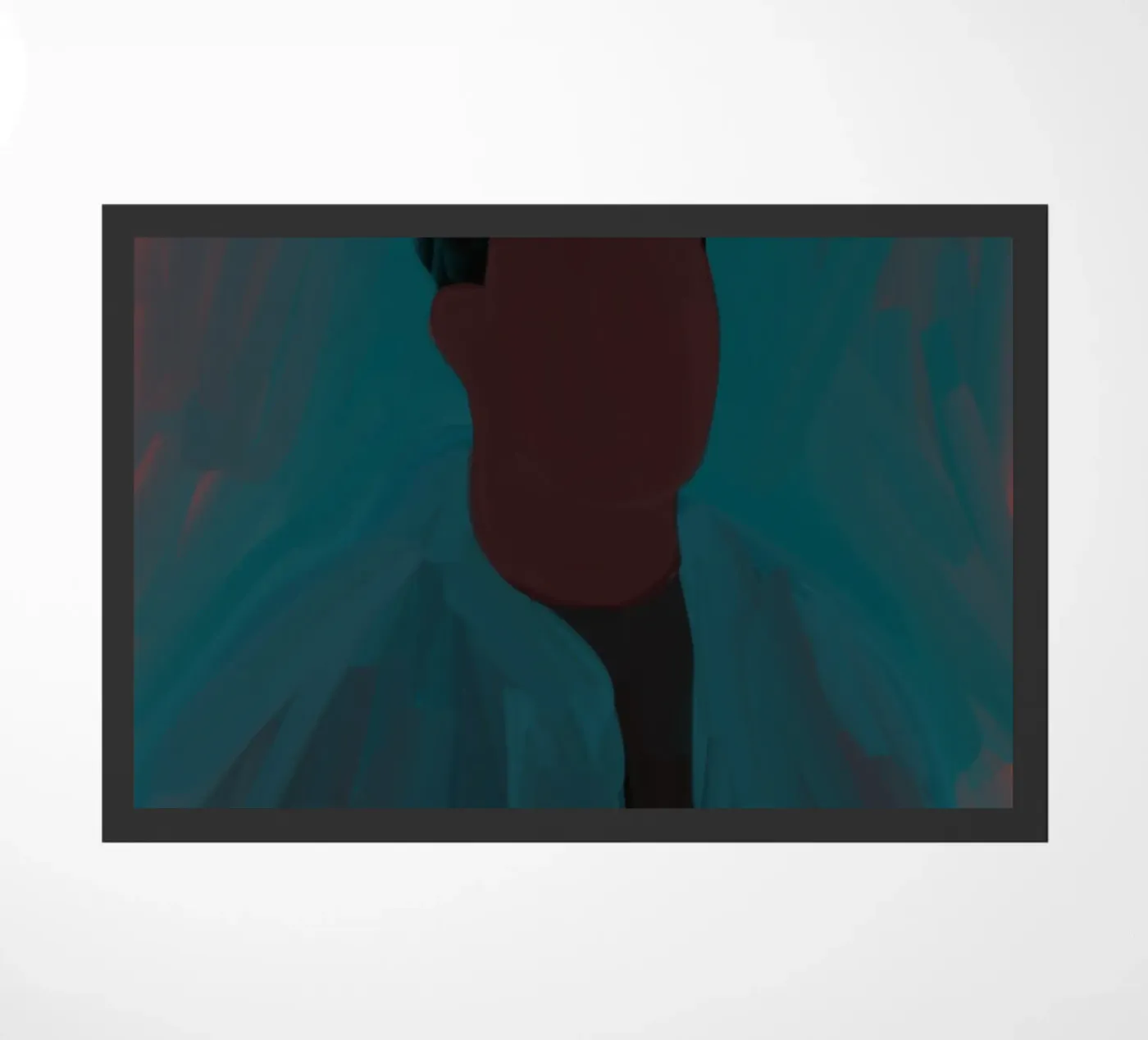 Afro abstract doormat by Mathudace Créas