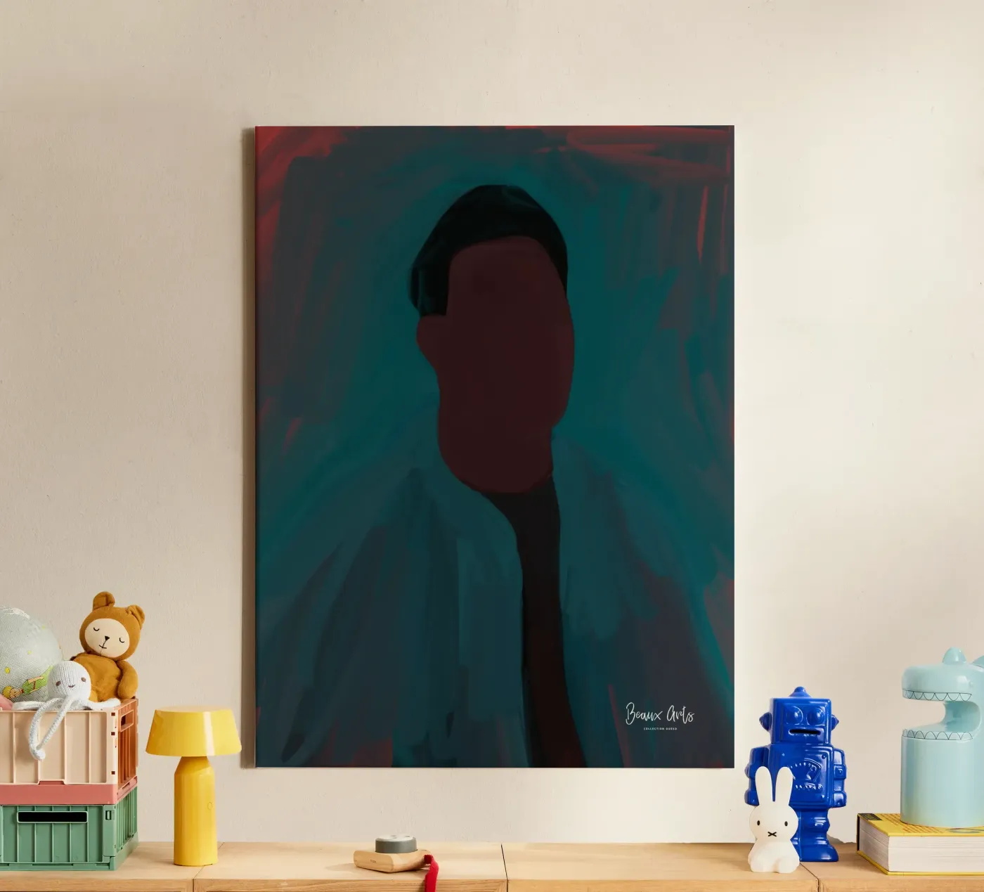 Afro abstract tela da Mathudace Créas