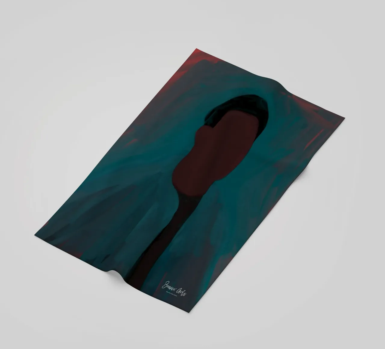 Afro abstract telo mare da Mathudace Créas