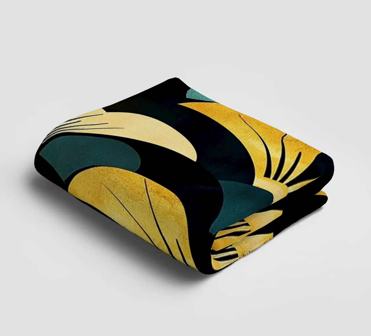 Art déco badhanddoek van Nikis Art Studio