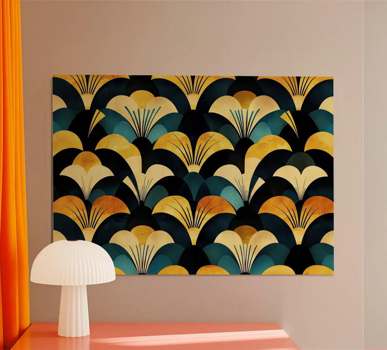 Art déco poster da Nikis Art Studio