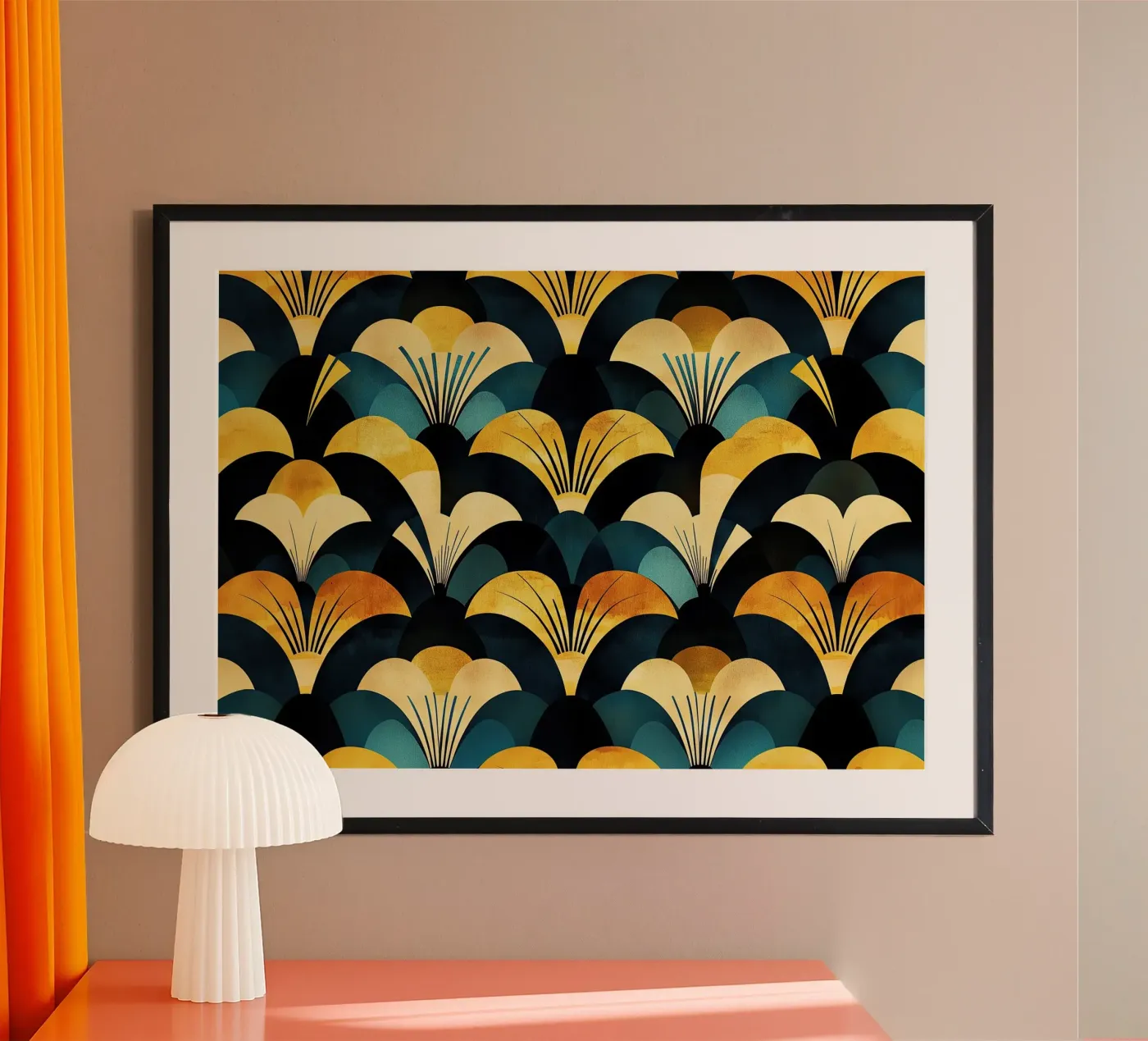 Art déco poster da Nikis Art Studio