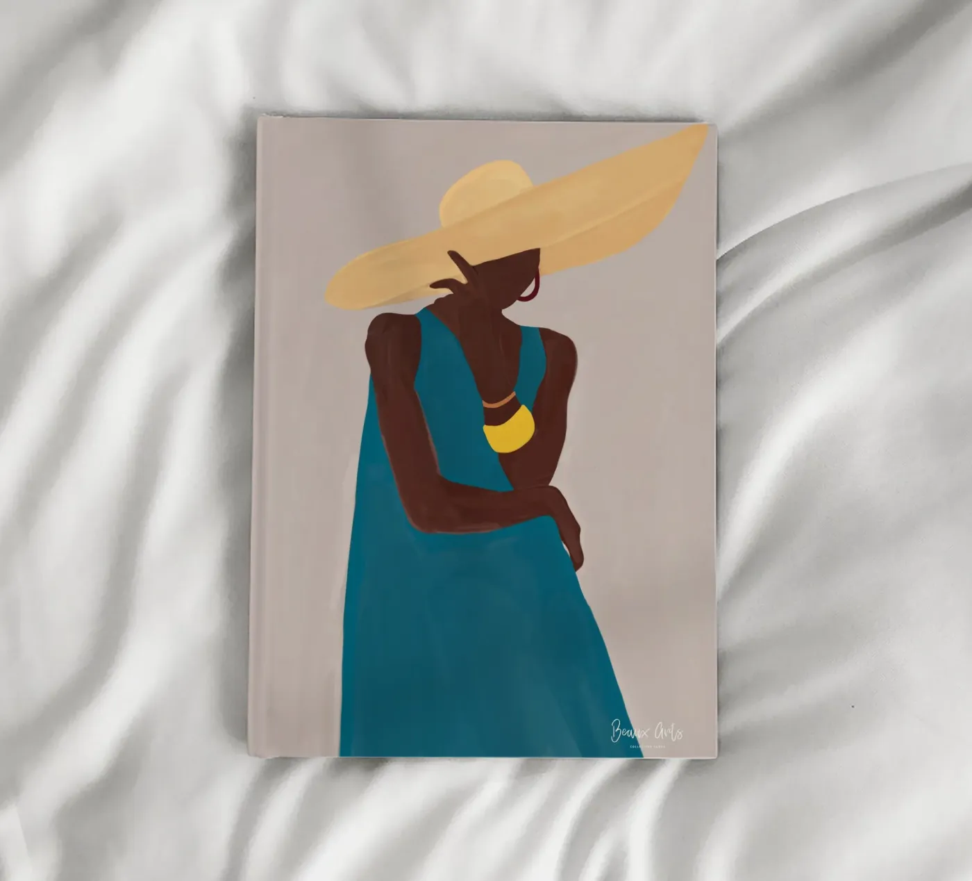Afro Hat Elegance notebook by Mathudace Créas