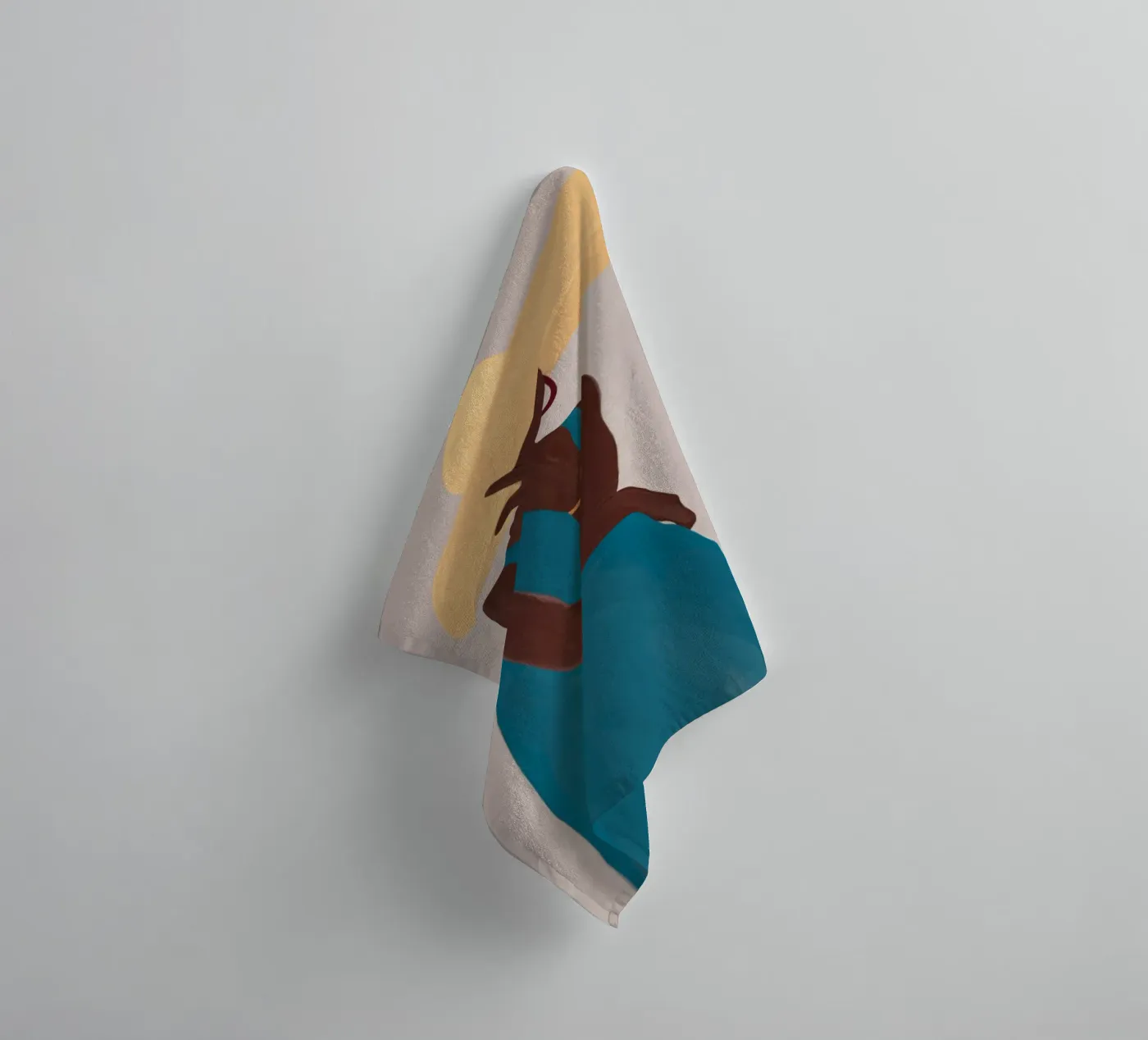 Afro Hat Elegance towel by Mathudace Créas