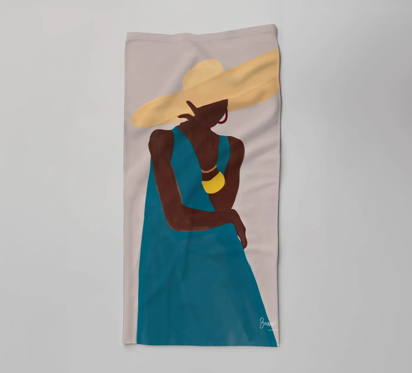Afro Hat Elegance towel by Mathudace Créas