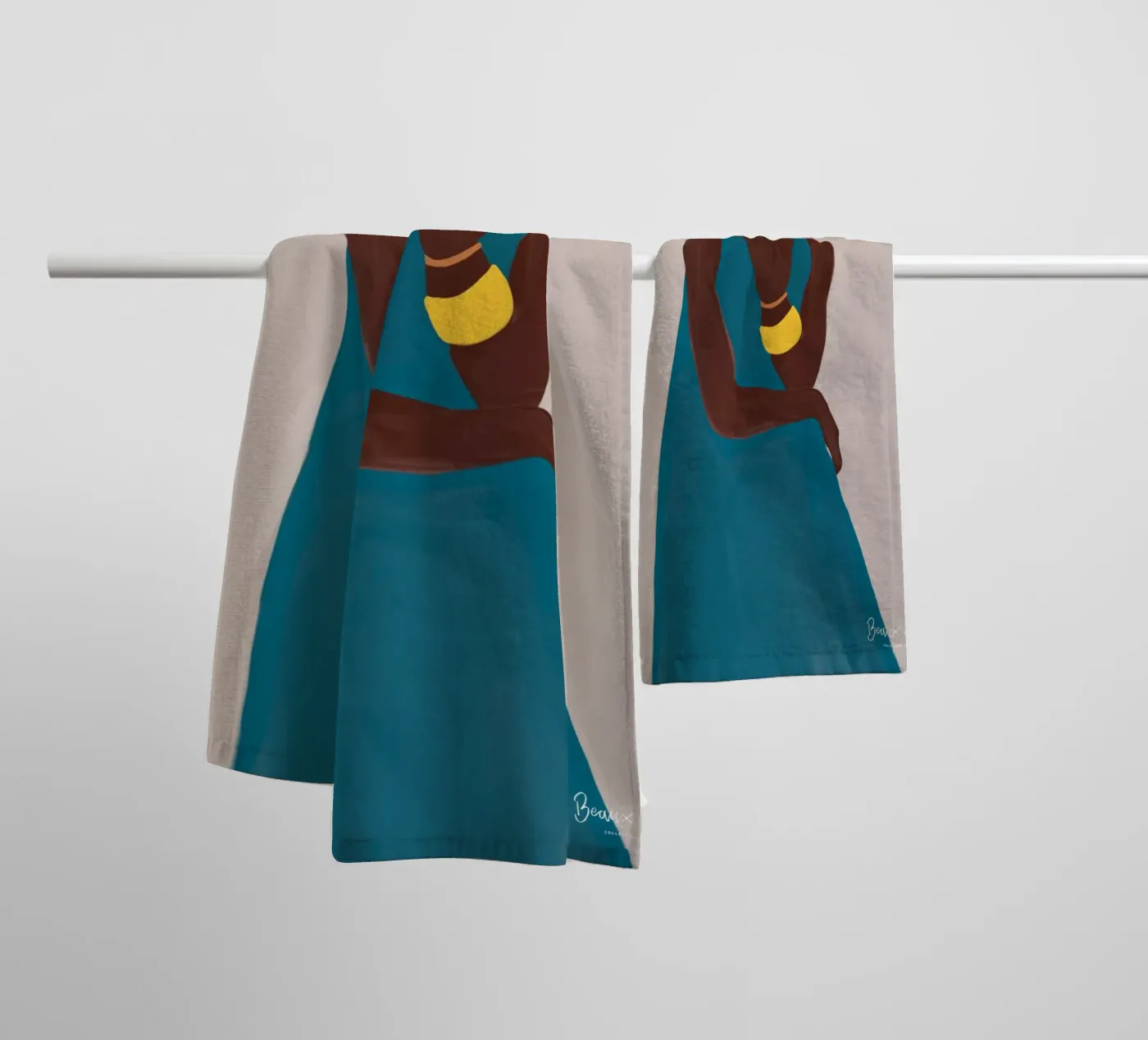 Afro Hat Elegance towel by Mathudace Créas