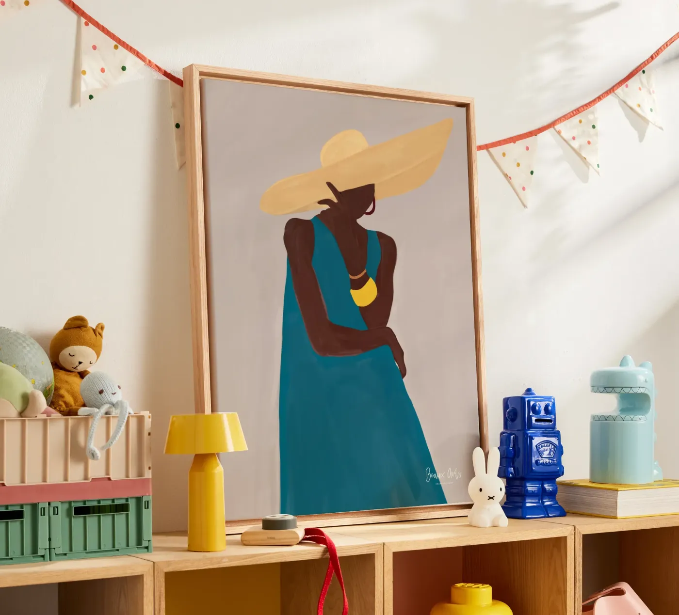 Afro Hat Elegance tela da Mathudace Créas