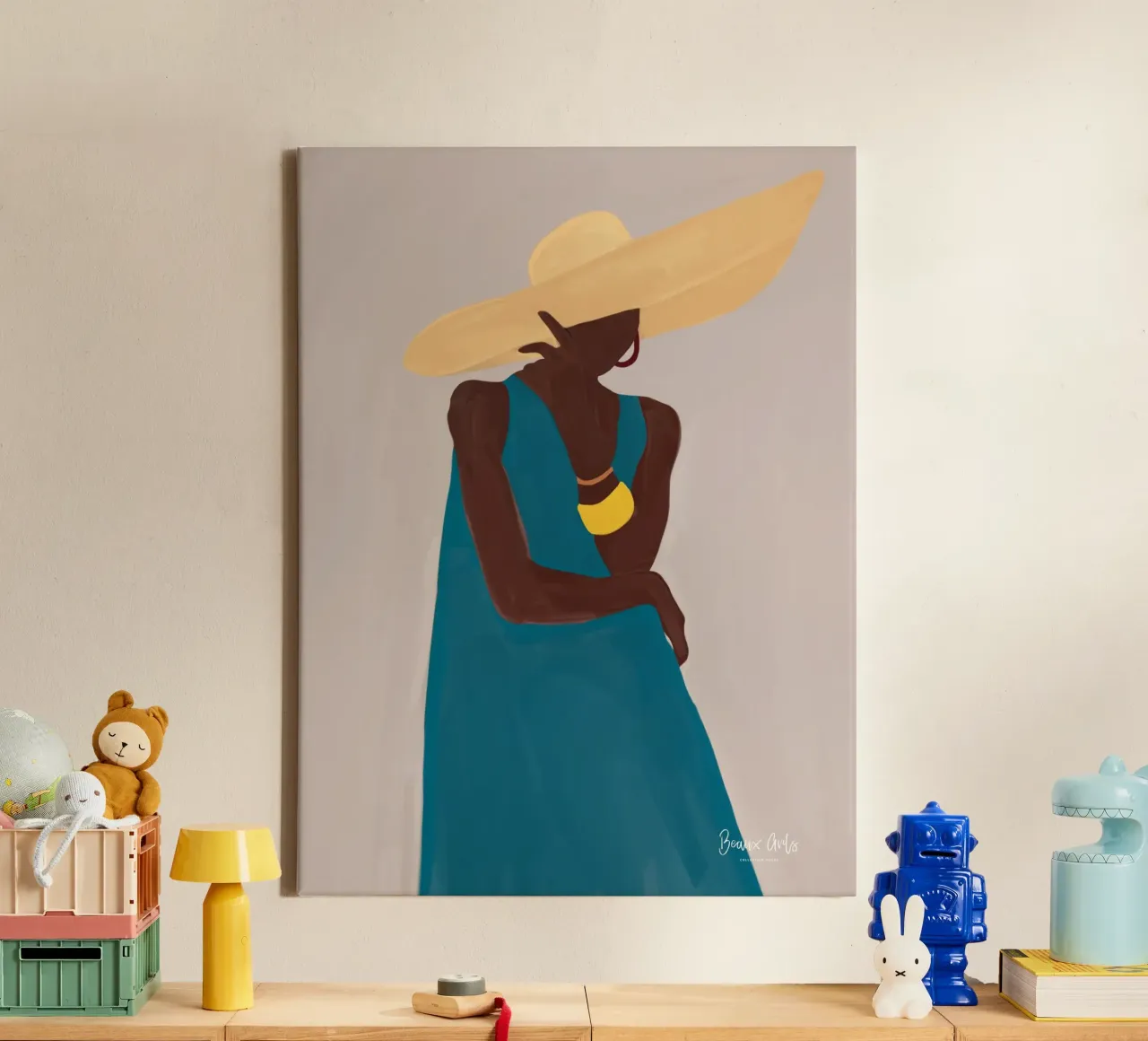 Afro Hat Elegance tela da Mathudace Créas