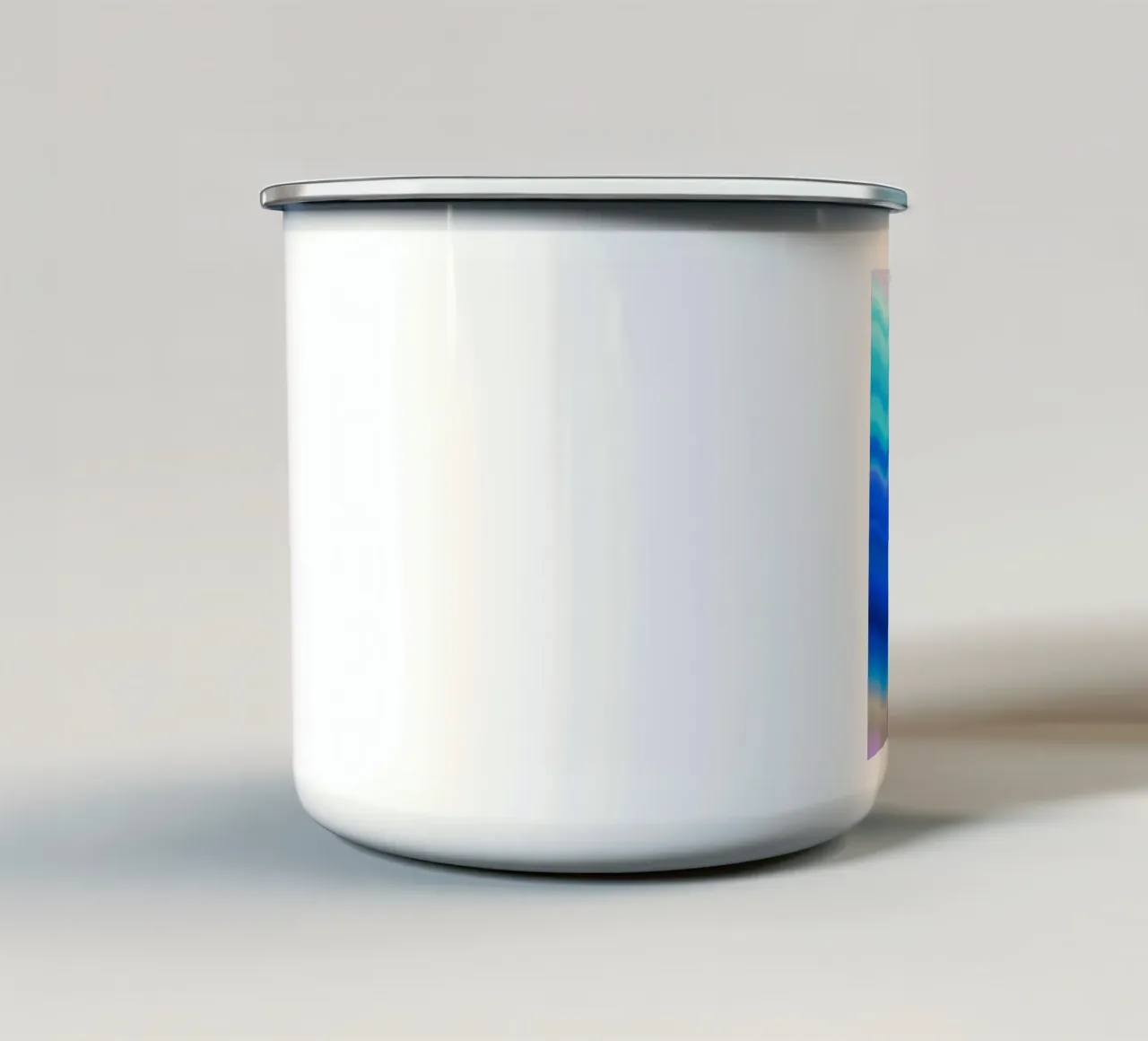 Linee del fluido #2 tazza in smalto da rafael campezato