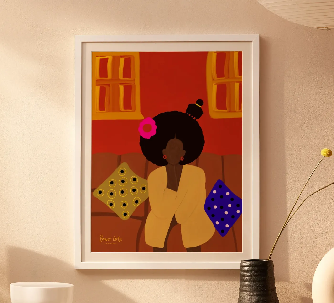 Afro Blossom poster da Mathudace Créas